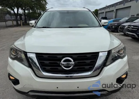 2017 Nissan Pathfinder S z USA, uszkodzony, nr VIN 5N1DR2MM1HC627750